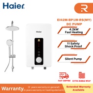 HAIER DC Pump Instant Water Heater with Rain Shower EI42M-BP1W-RS(MY) / EI42E-KP3B RS(MY) / EI38M-BP