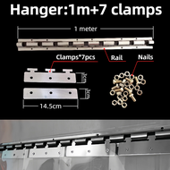 Curtain Hanger PVC Door Curtain Strip Hanger Stainless Steel Curtain Hanger 门帘 Air Curtain PVC Curta