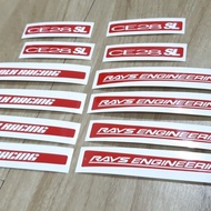 Volkracing CE28 SL Rim Stickers - 15-16 Discount