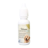 Accieey Pet-safe Eye Drops for Dogs Quick Absorption Tear Stain Remover Non-irritating Easy to Use Dry Eyes Lubricant 20ml Bottle