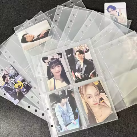 10Pcs A5 Photo Album Binder Sleeves 1P 2P 4P Photo Album Binder Refill Inner Cards Photocard Refill 