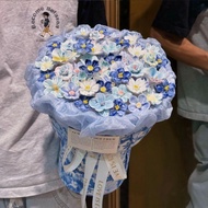 Jingdezhen Handmade Ceramic Bouquet Birthday Gift Girlfriend Girlfriend Wife High-End Tanabata Valen