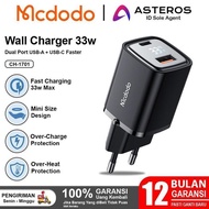 MCDODO Adaptor 33W 36W 40W 47W Dual Output Usb + Type C Fast Charging 33w CH-1701