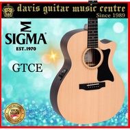 Sigma GTCE Electric Acoustic Guitar Satin Solid Spruce with preamp