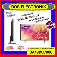 TV 43 SAMSUNG CRYSTAL UHD 4K SMART TV UA43DU7000 LED 43DU7000 SERI 7
