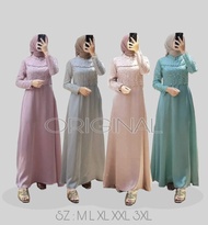 Gamis Brukat Kekinian Model Terbaru 2022 Baju Kondangan Wanita Modern