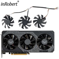 ✡ Ba Video Card Cook Pagpapalit Para Sa Radeon RX 5700 XT 8Gb Ti SUPER 1660 6Gb TUF X3 OC C