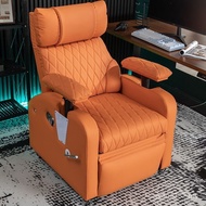 Sleeping Game Hall Flat Reclining Sofa Chair Sedentary Chair Comfortable Office Competitive Single E