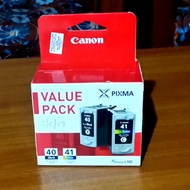 Value Pack pixma ink printer 40 & 41