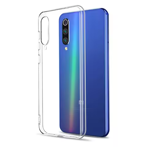 Luxury Clear Case For Xiaomi Mi A1 A2 A3 8 9 Lite Se 9T 10 10T Pro Mi Note 10 Lite Transparent Silic