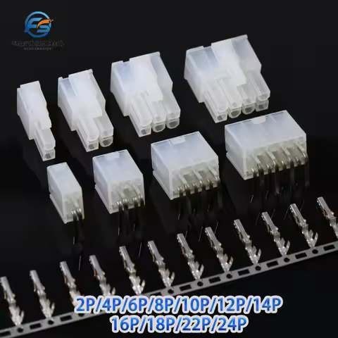 5/10Sets Molex Automotive Wire Connector Plug 5557 5569 Series 2P 4P 6P 8P 10P 12P 14P 16P 18P 20P 2