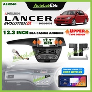 Mitsubishi Lancer Evolution IX 2002-2006 - 12.3 inch BBA Casing Android Player with Socket Power Aut