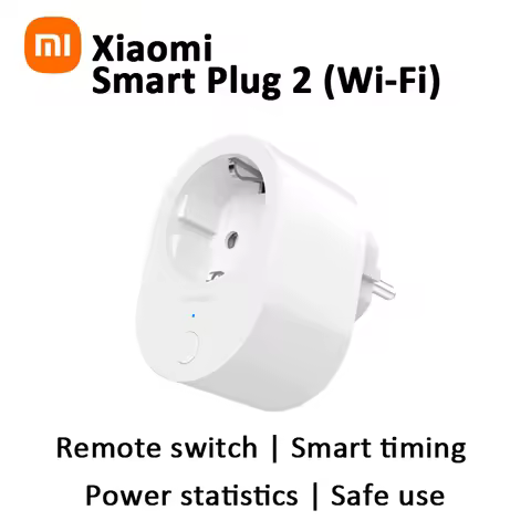 Xiaomi Smart Plug 2 (Wi-Fi) Google Assistant Wireless Switch 3680W Max EU Power Adapter Socket Mi Re