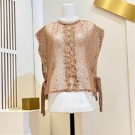 Emily Outer Brukat Kebaya - Luaran Baju Kebaya Wanita Brukat Tile Premium