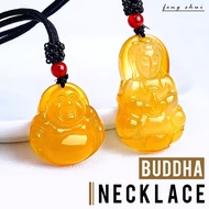 Natural Chalcedony Necklace Pendant Guanyin Buddha Necklace Amulet Pendant Fashion Men and Women Nec