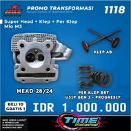 BRT MIO M3 HEAD FINO 125/ X RIDE 125/ 28 VALVES 24 PORTING CNC