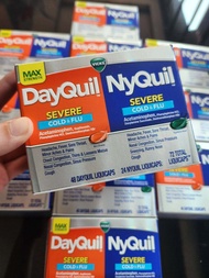 พร้อมส่งที่ไทย สินค้านำเข้า VICKS DayQuil &amp; NyQuil Severe Cold&amp;Flu 72 total Liquicaps