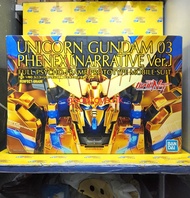 全新未砌 BANDAI PG 1/60 PERFECT GRADE UNICORN GUNDAM 03 PHENEX (NARRATIVE VER.) 高達UC 高達模型 模型 獨角獸3號機 鳳凰 菲