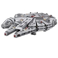 ในสต็อก 1381 ชิ้น Space Millennium สงครามเรือยานอวกาศชุด Falcon Alien MINI 75105 รูป Building Blocks
