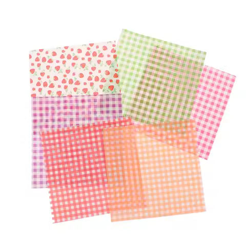 100pcs Food Waxed Paper Oil-Proof Wax Paper Bread Sandwich Burger Fries Macarons Packaging Kitchen B