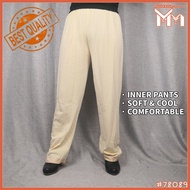Beige Women's Underwear Lady Inner Pants Beige Muslimah Inner Long Pants