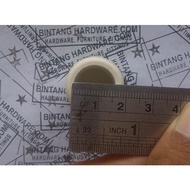 AK-03-16W White Round Rubber Base Size 16mm Shoe Feet Furniture