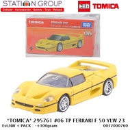 TOMICA 295761 06 TP FERRARI F50 YELLOW - DIECAST