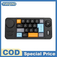 Store YUEQIN3 คีย์บอร์ดกลไกแบบมีสาย RGB Hot Swap พร้อมปุ่มเลื่อนระดับเสียง19ปุ่มสำหรับแล็ปท็อปคอมพิว