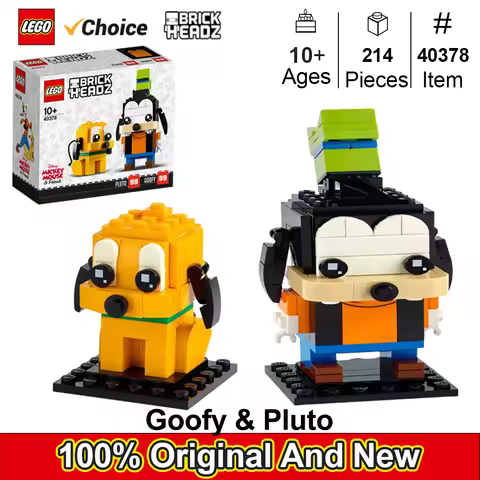 LEGO 40378 Goofy & Pluto, Collectors of LEGO® BrickHead will love Goofy & Pluto , featuring 2 classi