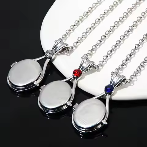 TV Show H2O Just Add Water Cosplay Necklace Mermaid Locket Pendant Necklace Clothing Jewelry Decorat