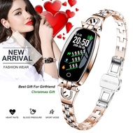 Luxury Women Bracelet Smart Fitness  Watch Waterproof with Blood Pressure Heart Rate Sleep Monitor Pedometer Smartwatch