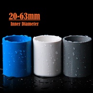 5pcs PVC Coupling Pipe Connector Aquarium Water Supply PVC Fitting 3 Color Inner Diameter 20mm to 50