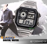 CASIO手錶專賣公司貨附發票 10年電力10年電力 AE-1200WHD-1 A 飛機儀表板為發想概念AE-1200