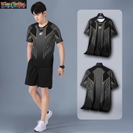 [Custom Name Jersey] MALAYSIA ELGINI Men's Sports Jersey Short-sleeved Tops Sweat-absorbent And Brea