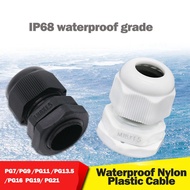 Cables Waterproof White Plastic Glands C Cable Gland [ PG7 PG9 PG11 PG13.5 PG16 PG19 PG21 Plastic Ad