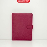 Flashee School Binder Maroon Color A5 Refill Paper Hole Ring 20 Exclusive Quality Binder Organizer