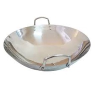Wok STAINLESS STEEL ASTA WOK Guaranteed Thickness Size 40cm ASTA WOK Durable WOK