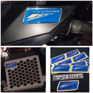 FI TECH EMBLEM STICKER BY FACTORY RACING 3D RAISED