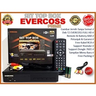 Set Top Box Evercoss MAX Stb Evercoss PRIME Digital Tv Evercoss Setopbox Evercoss MAX hitam