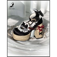 [Block Heel High Heels] Stage High Heels Sweet Lolita Shoes Cute Princess Style Lolita Shoes Mary Ja