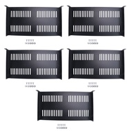 yunhaoSK-5X 1U Server Rack Mount Shelf Vented Cantilever Tray for 19Inch Network Equipment Rack & Ca