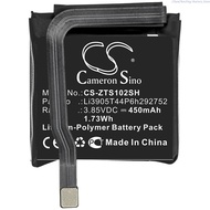 Cameron Sino 3.85V 450mAh CS-ZTS102SH Smartwatch Battery Li3905T44P6h292752 for Nubia Alpha SW1002 +