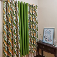 CA55Y - Aura Green Mid Sold Per Pc Or 3in1 Set Ring Curtain ( 5ft - 152cm To 7ft - 213cm )