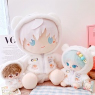 现货10厘米15cm20cm棉花娃娃一娃番赏娃衣40cm奶熊衣服裤子换装Spot 10cm 15cm20cm cotton20260121