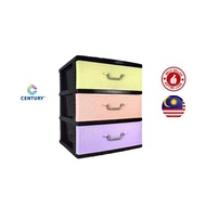 Century Drawer 4 Tier Drawer 3 Tier Laci Baju Besar Lima Tingkat B9333 B9344