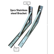 Solid 2pcs Stainless steel Bracket Rack Bracket Wall Shelf Bracket L Support Bracket