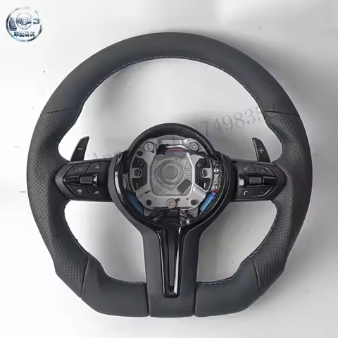 Customizable Full Leather Fiber Steering Wheels for 1-7 Series F30 F10 F31 F32 F15 F12 E90 F80 F82 F