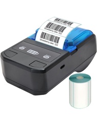 無線標籤打印機 portable label printer JK-58PL #附 50 x 80mm 熱敏紙卷全新 + 2 卷機 可用 App Bluetooth 設定打印模式