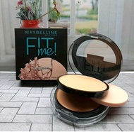 Bedak fit Me Foundation & Powder 2 in1-Bedak Maybelline Fit me 2 In 1 (padat basah)/ bedak murah