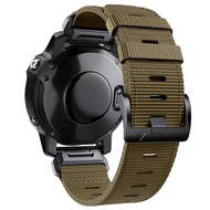 สายสำหรับการ์มินสายนาฬิกาไนลอน Tactix 7 AMOLED 7Pro Bravo/fenix 8 7X/7 Pro/6X/6 Pro/5X สายรัดข้อมือก